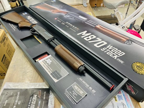 マルイ M870 ウッドストックタイプ ガスショットガン 買取致しました