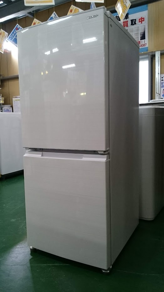 SHARP 2022年製 152L 冷蔵庫 SJ-D15H-W 買取いたしました|愛品  