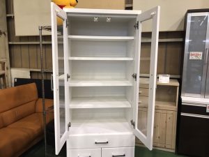 サンウッディ｜2枚扉食器棚(WH)買取致しました｜愛品館八千代店 