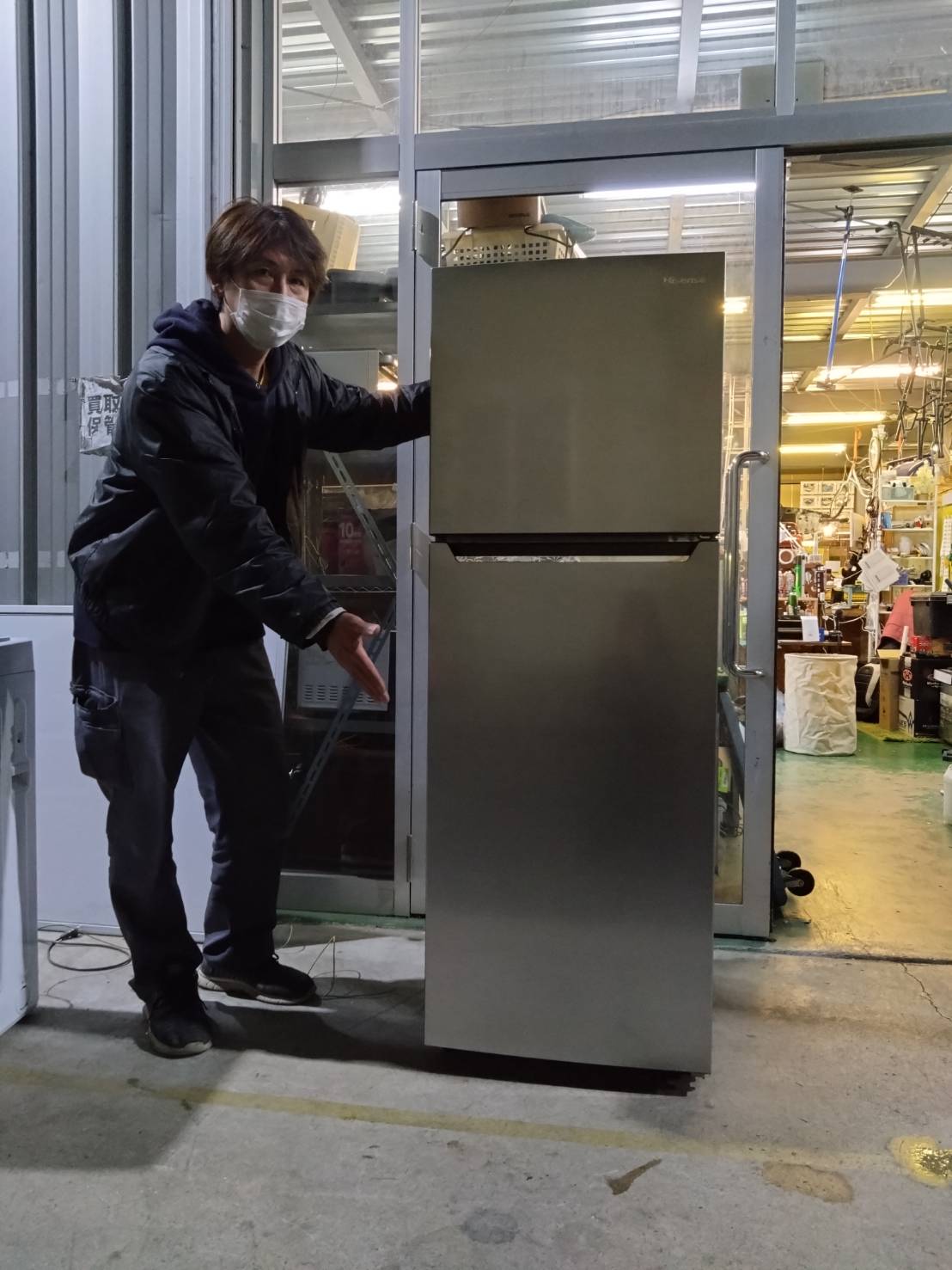 ハイセンス 2021年製 227L 2ドア冷蔵庫を買取させて頂きました  