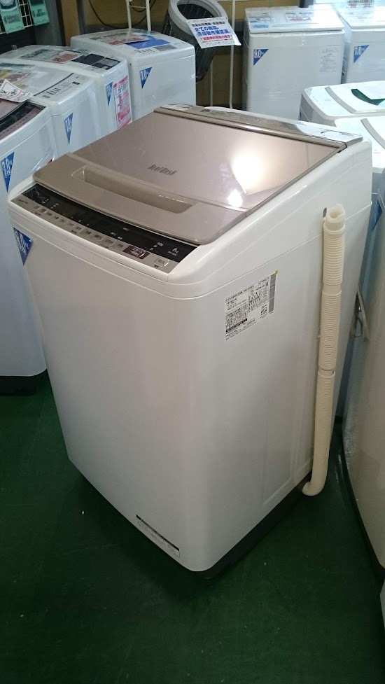 K▼日立 洗濯機 8.0kg BW-V80E (27139)シャンパン