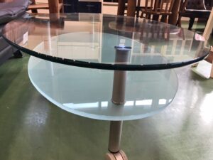 ロナルド・シュミット｜IDC大塚家具｜オーバルガラステーブル買取致し 