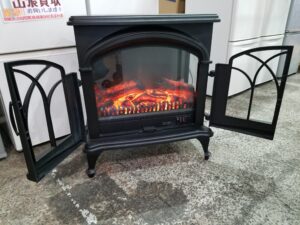 ニトリ 2018年製 BLT-990B-3-BK ワイド暖炉型ファンヒーター