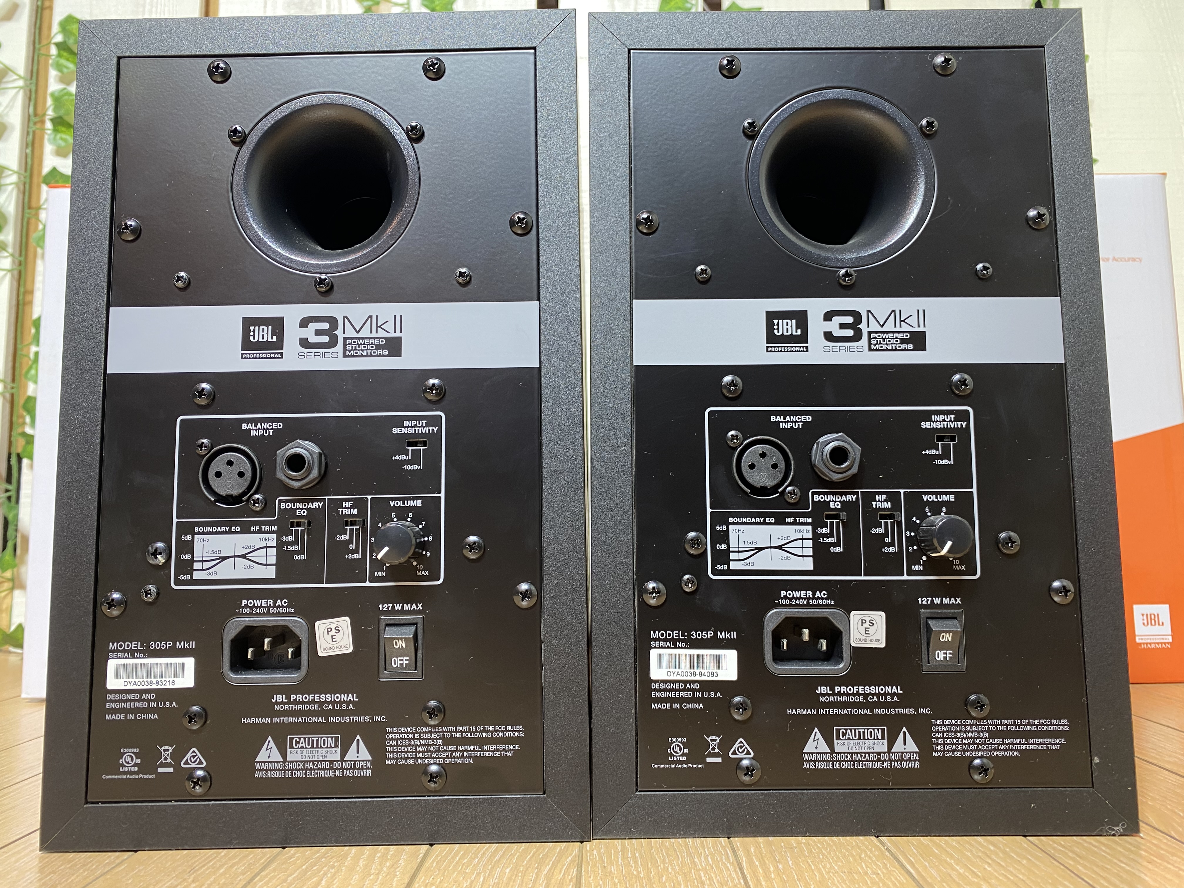 JBL PROFESSIONAL 305P MkII スピーカー1本 保証有-