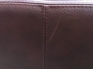 イタリア製｜3人掛ソファ｜総本革｜ワインレッド買取致しました｜愛品  