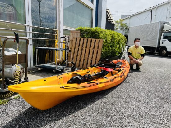 Riot Kayaks MAKO12 インパルスドライブ 足こぎカヤック 買取致しました