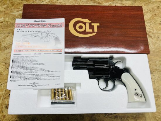 TANAKA WORKS コルト パイソン スネークアイズ 357マグナム 2-1/2インチ スチールフィニッシュ モデルガン 買取致しました｜愛品館千葉店