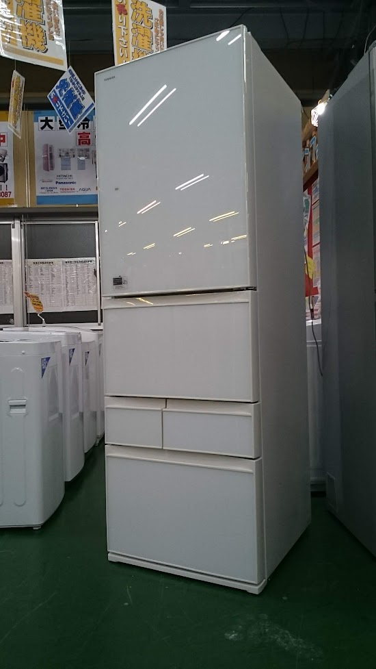 TOSHIBA 冷蔵庫 GR-K41GXVE(ZN) 410L 東芝 作動品 【公式通販】