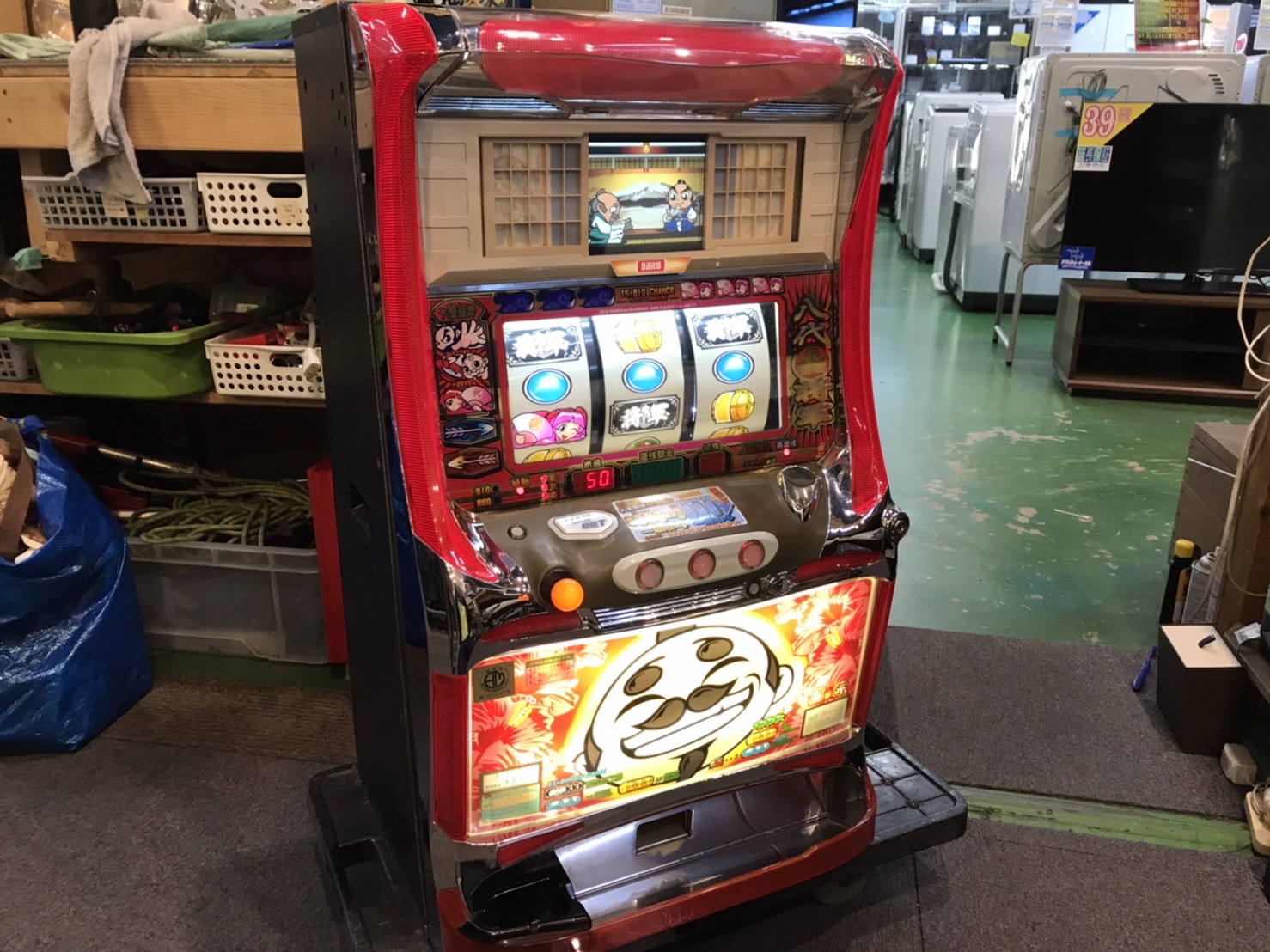 SHAKE3 コイン不要機付き スロット台 SHAKE3 コイン不要機付き スロット台 大都技研