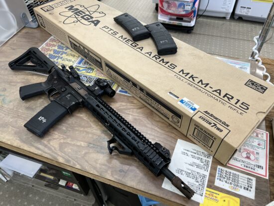 PTS Mega Arms MKM-AR15 ガスブローバック 買取致しました