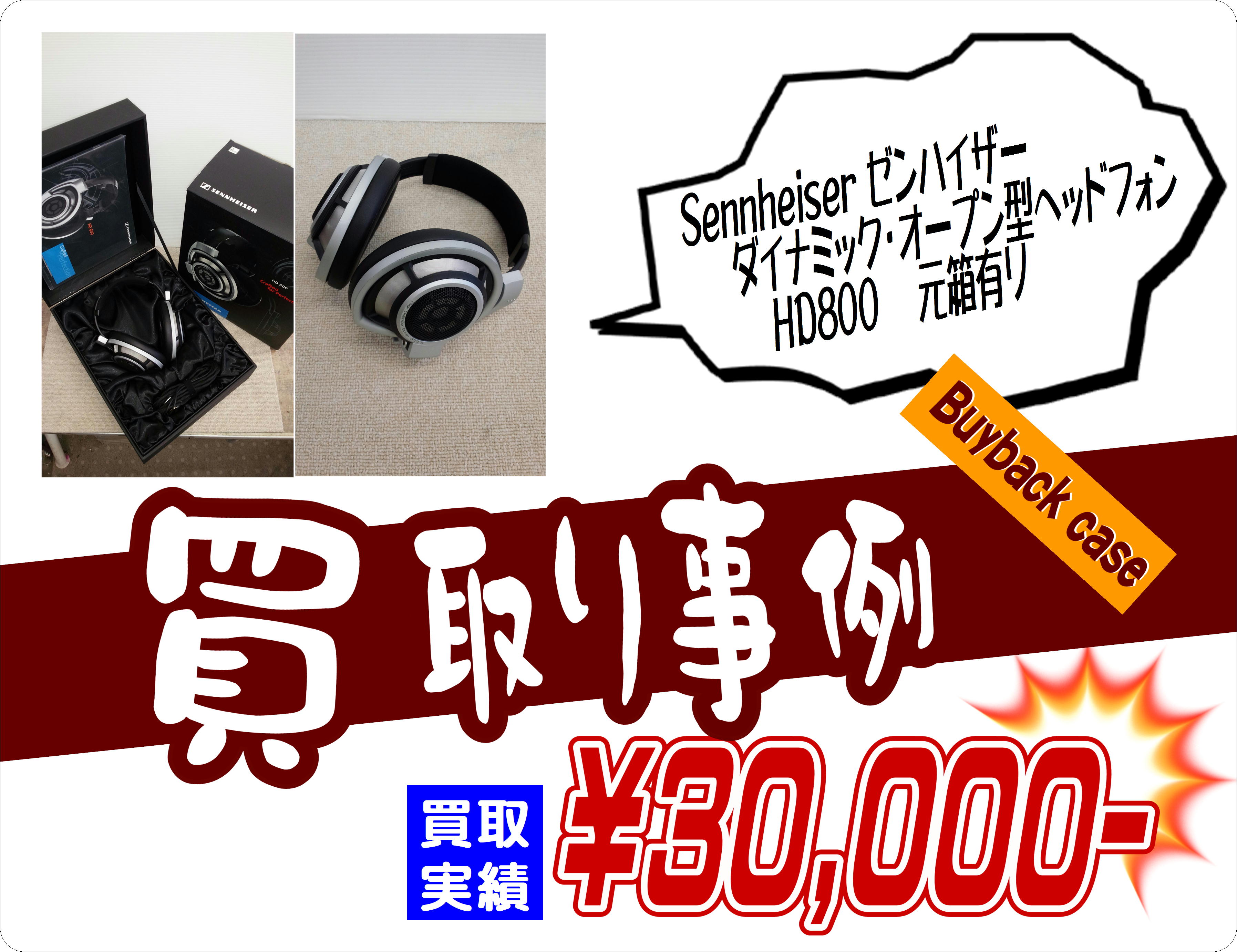 Sennheiser ダイナミック・オープン型ヘッドフォン HD800