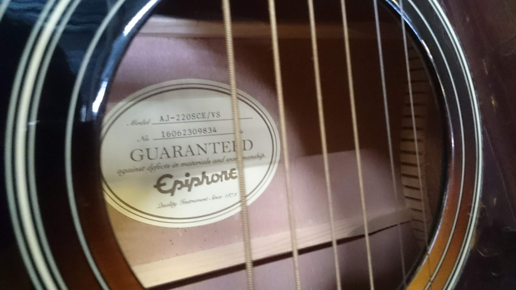 Epiphone| エレアコ| AJ-220SCE | 買取致しました|愛品倶楽部柏店 