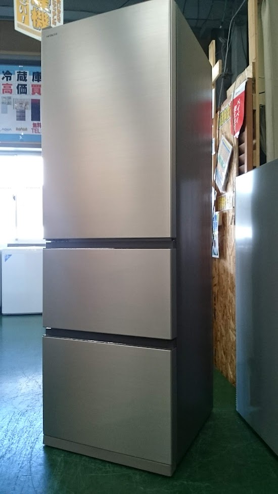 動作確認済み2021年★HITACHI★冷凍冷蔵庫★R-V38NV(K)★375L