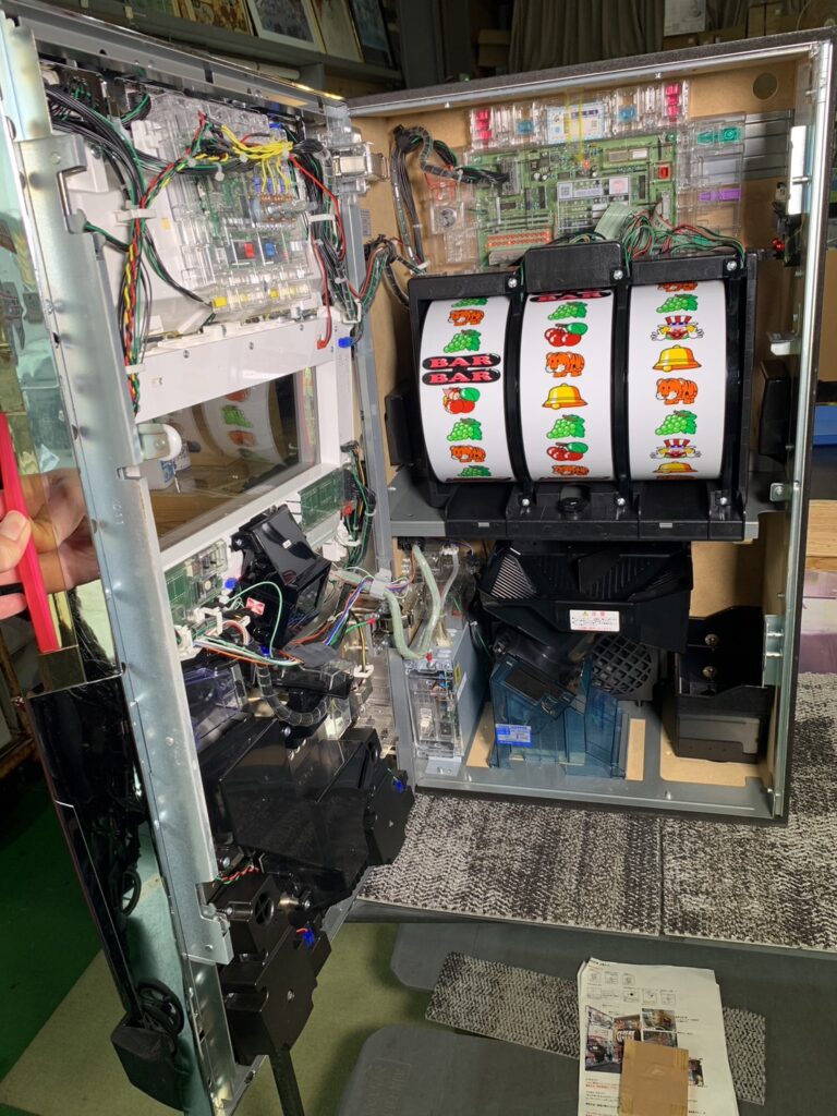 SアイムジャグラーEX-TP コイン不要機＆ゲーム数カウンター