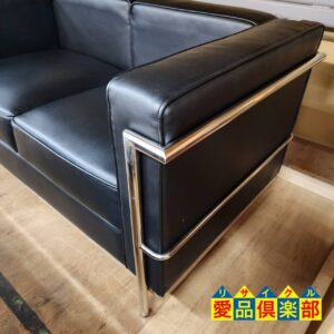 ル コルビジェ LC2 リプロダクト 2Pデザインソファー 入荷！愛品倶楽部 
