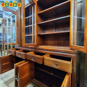 花梨材 シノワズリ デザイン 大型4枚扉 飾り棚 入荷！愛品倶楽部柏店  