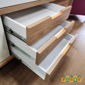LOWYA 大川家具 北欧風 1枚スライド扉ミドルテレビ台 70V型対応 入荷 