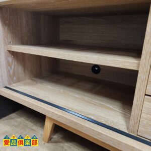 LOWYA 大川家具 北欧風 1枚スライド扉ミドルテレビ台 70V型対応 入荷 