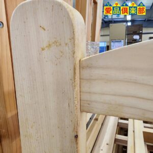メーカー不明 シンプル 2段ベッド 床板すのこ3