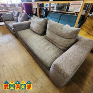 大塚家具購入品 イタリアerba社製3Pソファー シェーズロングSET3
