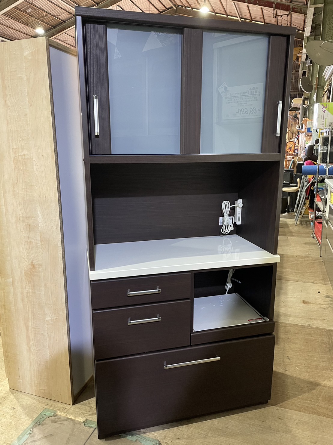 ニトリ｜スライド扉キッチンボード入荷致しました！｜愛品館市原店 