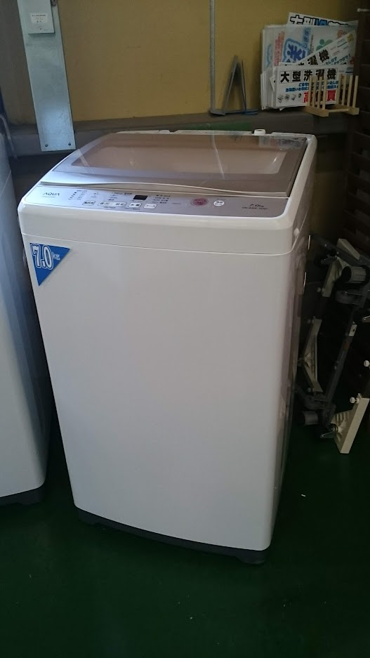 AQUA|7.0kg|洗濯機|AQW-GP70G| 買取いたしました|愛品倶楽部柏店 