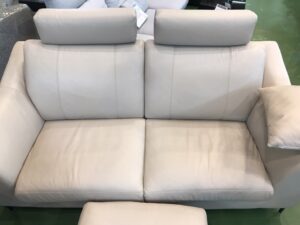 ニトリ｜2人掛本革ソファ+オットマン｜NポケットA15買取致しました｜愛 