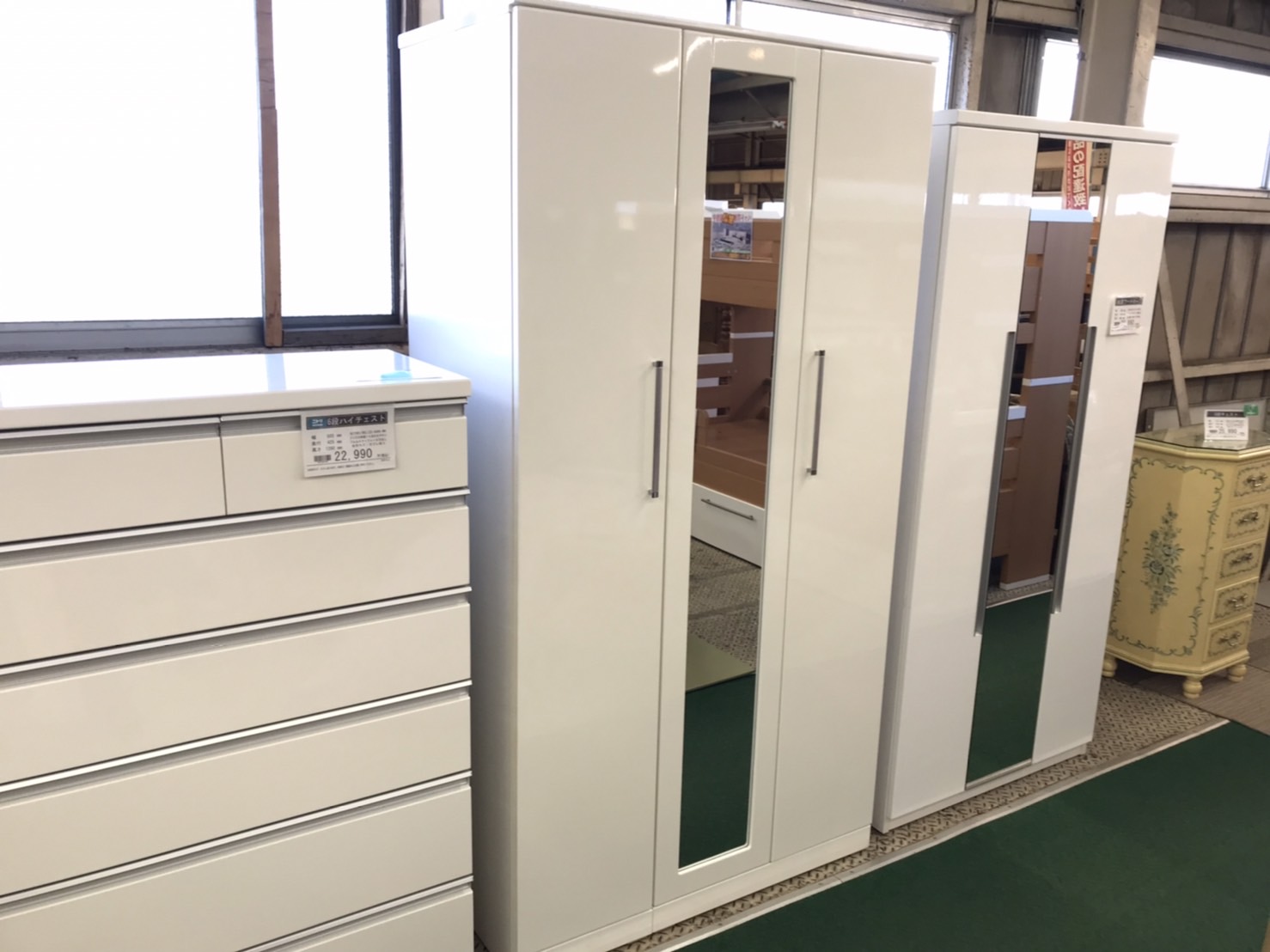 ニトリ｜3枚扉ワードローブ｜FSV-33買取致しました｜愛品館八千代店 