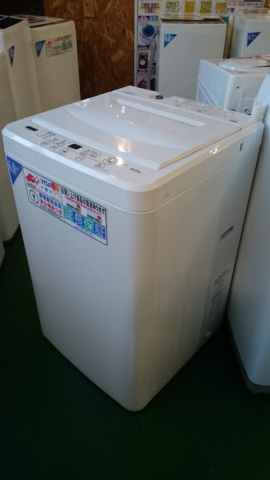 YAMADA 全自動洗濯機 6.0kg 2022年製