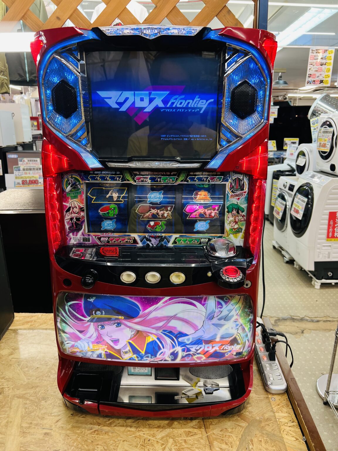 SANKYO/三共 パチスロ マクロスフロンティア2 Bonus Live ver. スロット/パチスロ マクロスF 実機 コイン不要