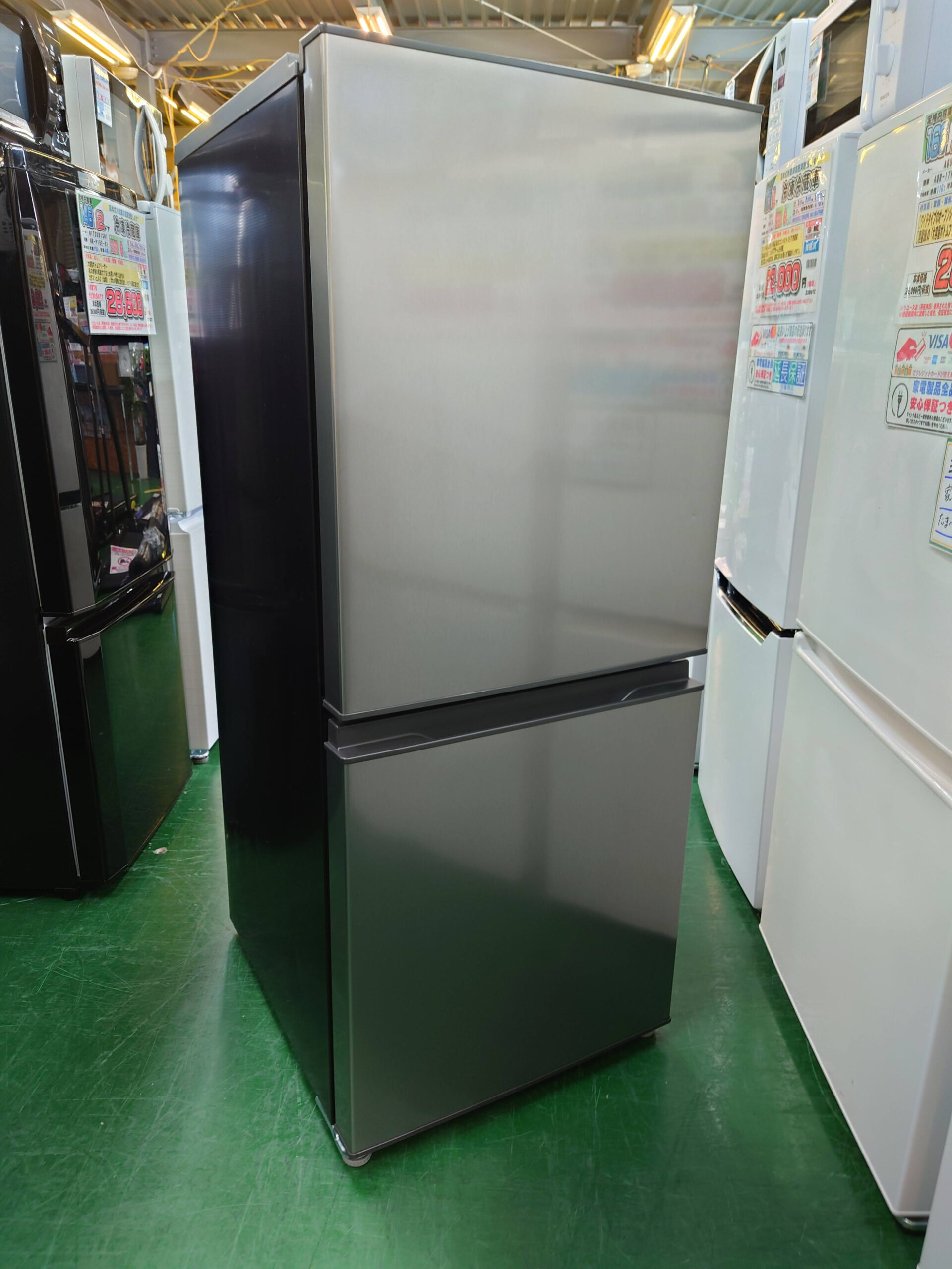 AQUAノンフロン冷凍冷蔵庫AQRー14N(S) 2022年製