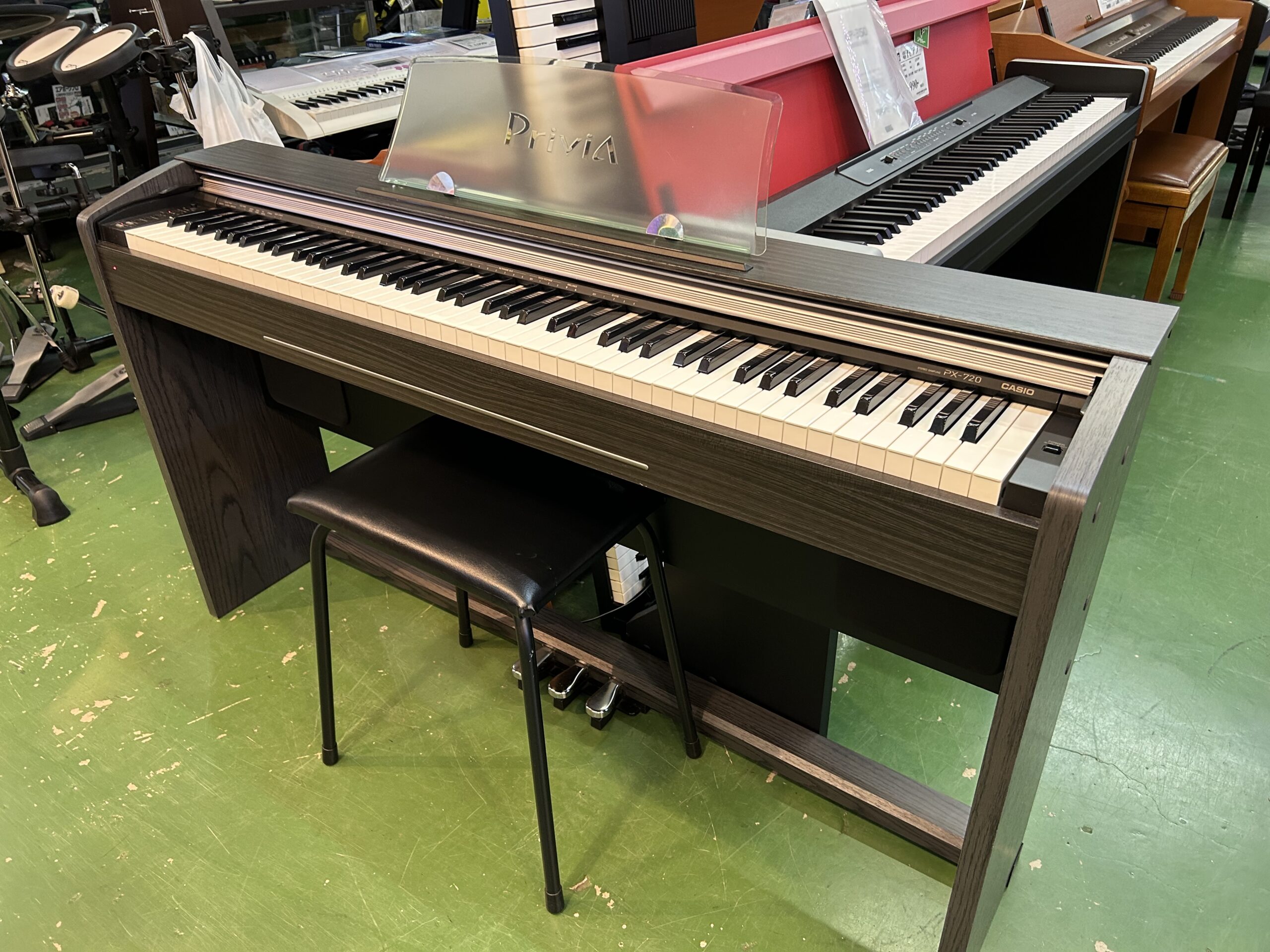 お値下げ!!】CASIO 正しい 電子ピアノ Privia PX-720