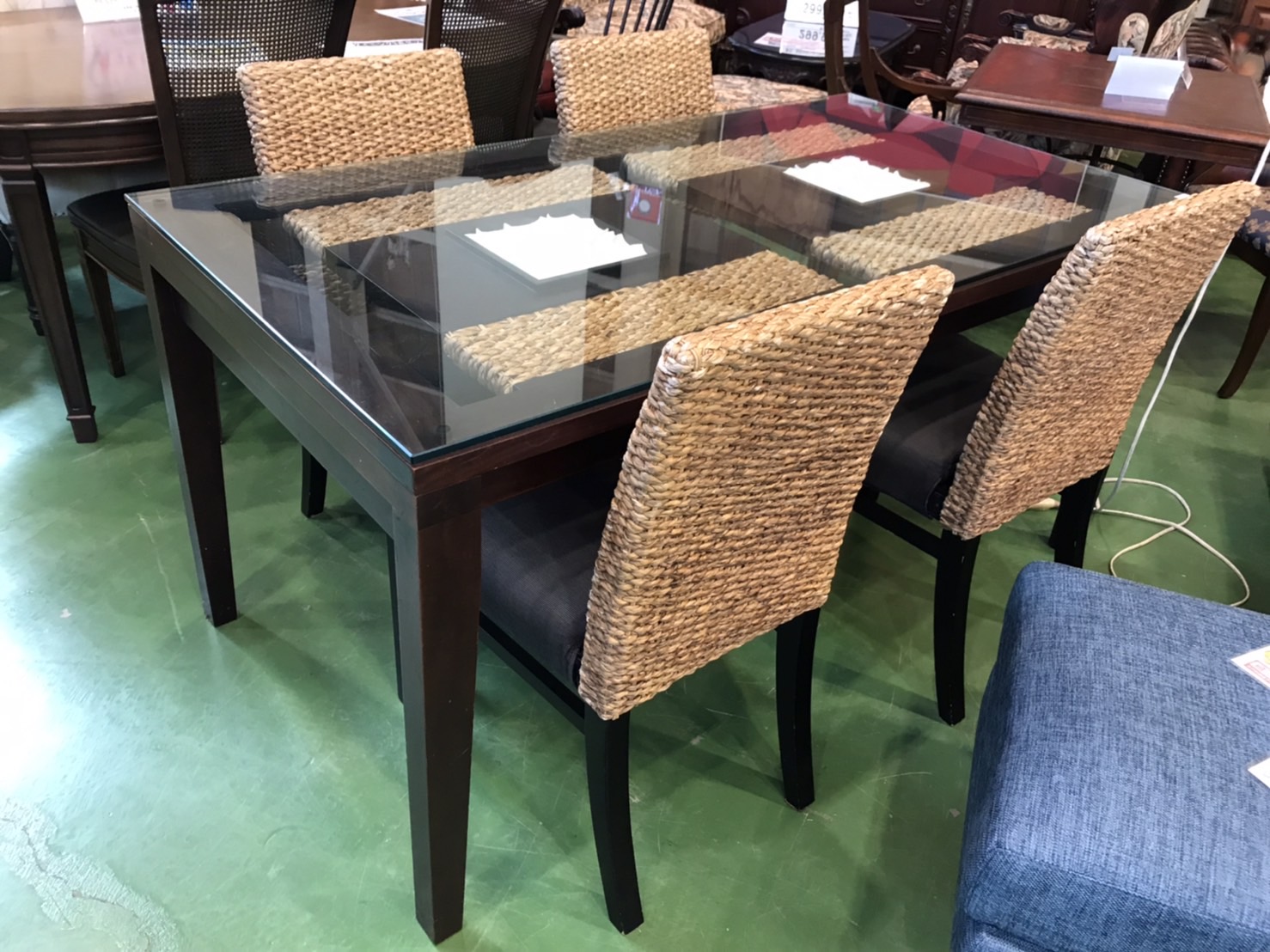 PERFORMAX｜パフォーマックス｜ガラスダイニング5点セット買取  