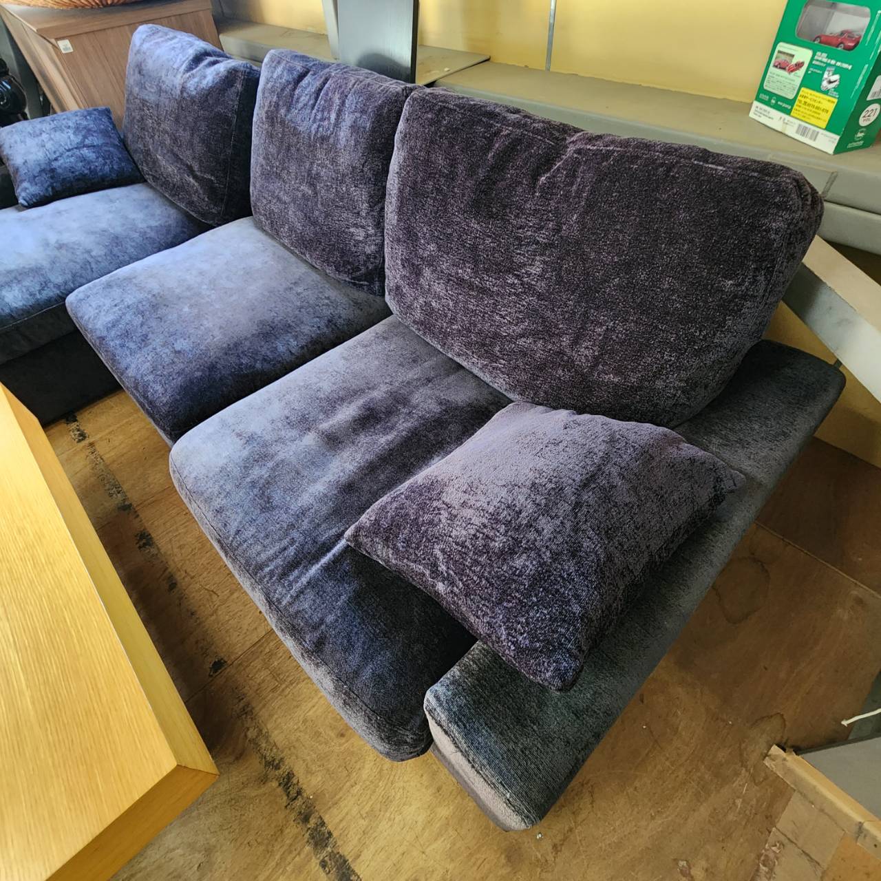 愛品倶楽部柏店】アルモニア カウチソファ＆オットマン＆テーブルSET
