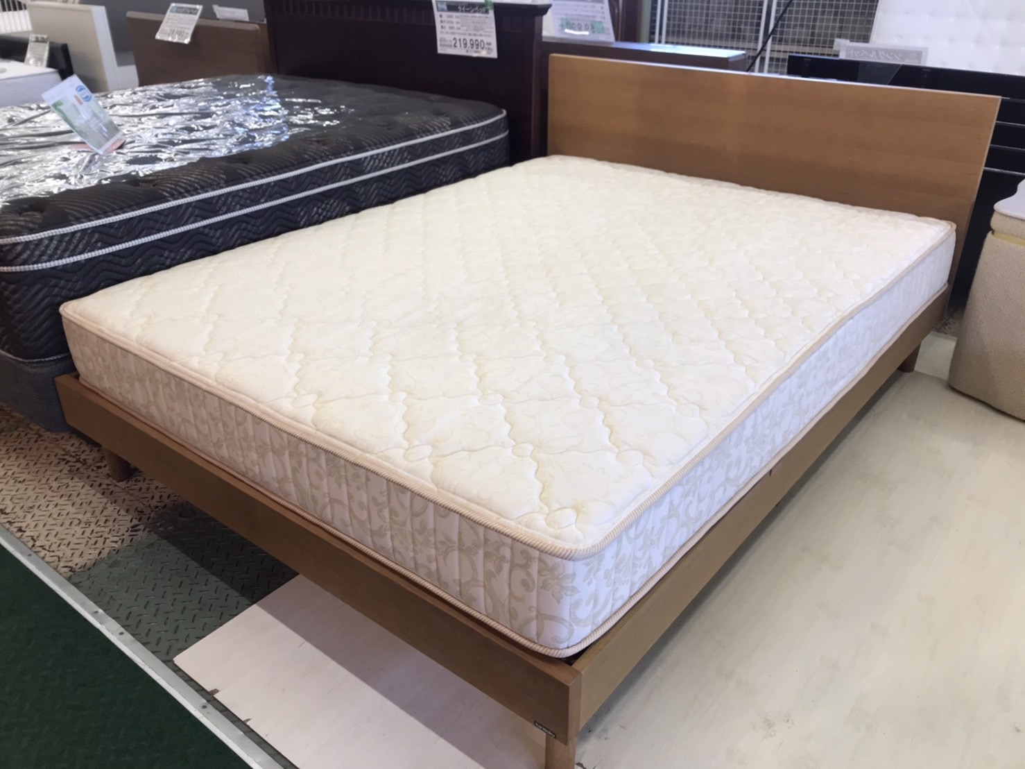 カリモク｜ワイドダブルベッド買取致しました｜愛品館八千代店 