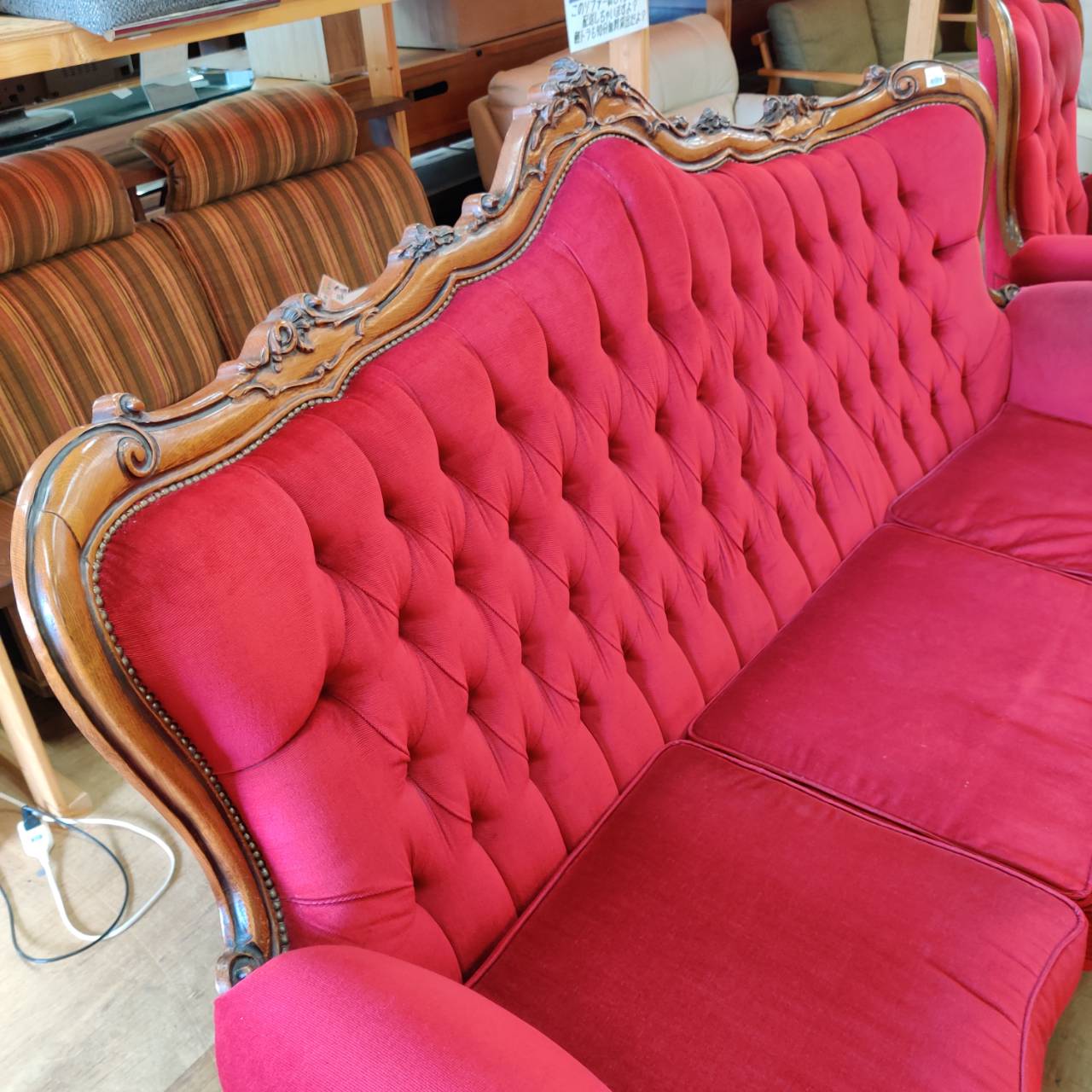 ロココ調 ワイド3Pソファ 販売中！愛品倶楽部柏店 | リサイクル  