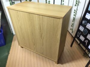 無印良品｜ガラス扉キャビネット｜オーク材買取致しました｜愛品館 