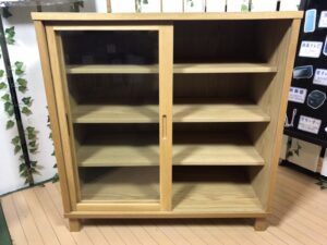 無印良品｜ガラス扉キャビネット｜オーク材買取致しました｜愛品館 