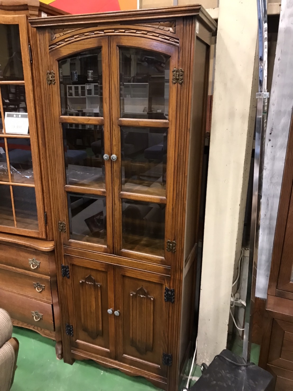 アンティーク調｜2枚扉キャビネット買取致しました｜愛品館八千代店  