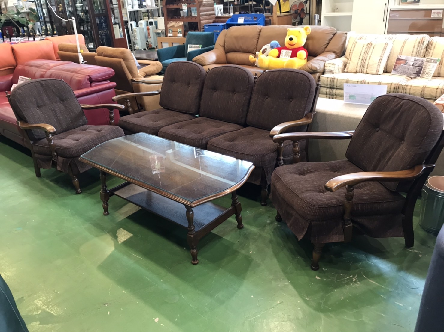 飛騨産業｜穂高｜応接6点セット買取致しました｜愛品館八千代店  