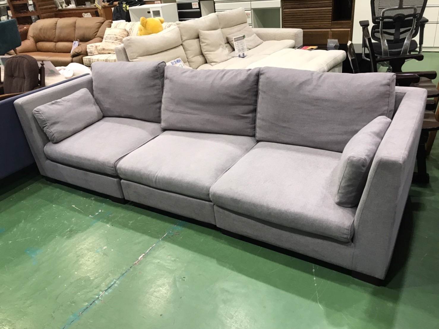 Sheer カウチソファ愛品館八千代店】SHEER 3人掛(4人掛)ソファ カウチ 