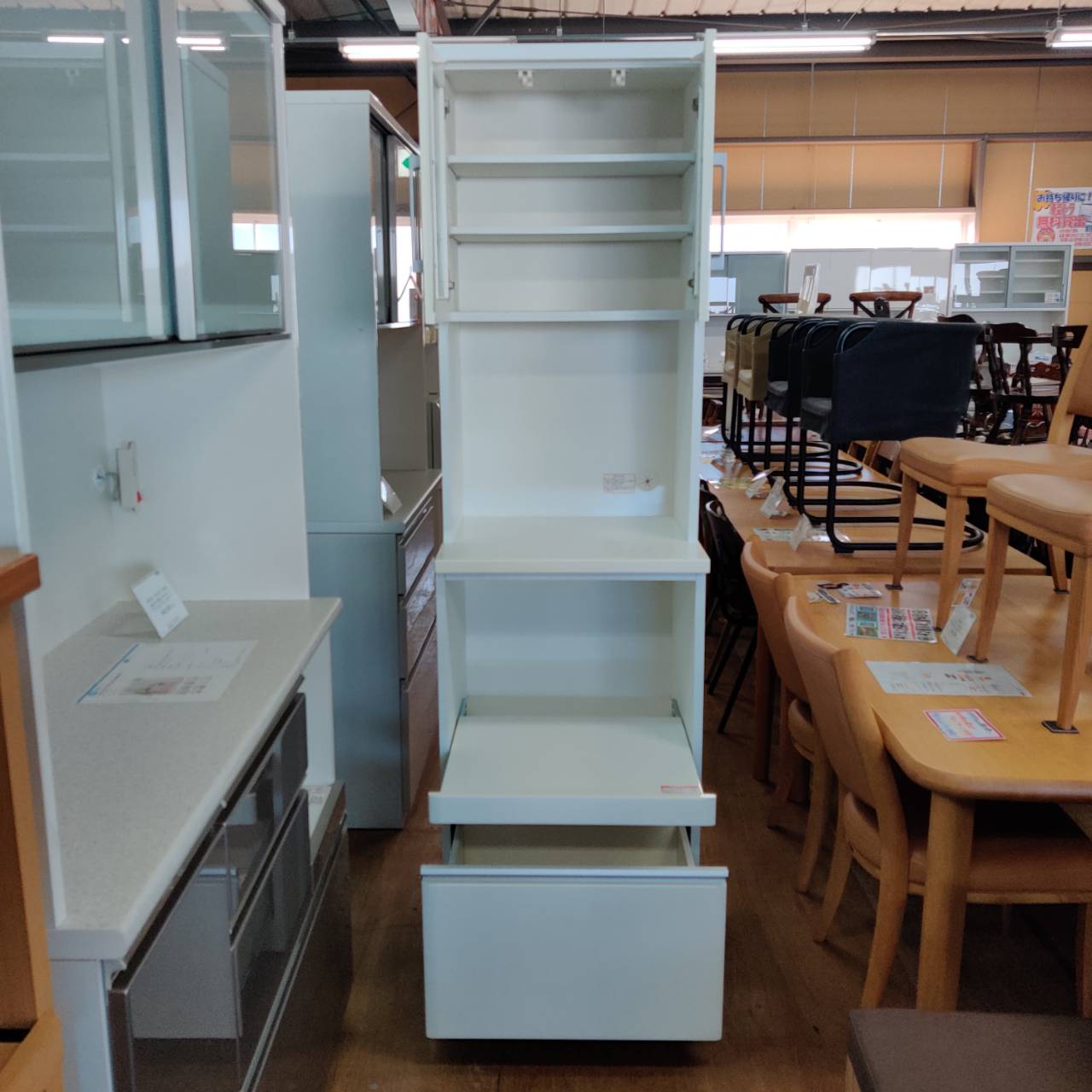 ニトリ 2枚扉レンジボード クリスナ 60RB 販売中！ 愛品倶楽部柏店 