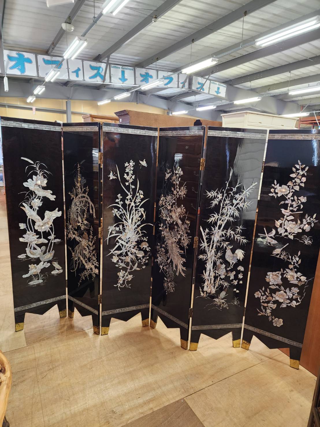 6連 螺鈿細工衝立 販売中！愛品倶楽部柏店 | リサイクルショップ 中古  