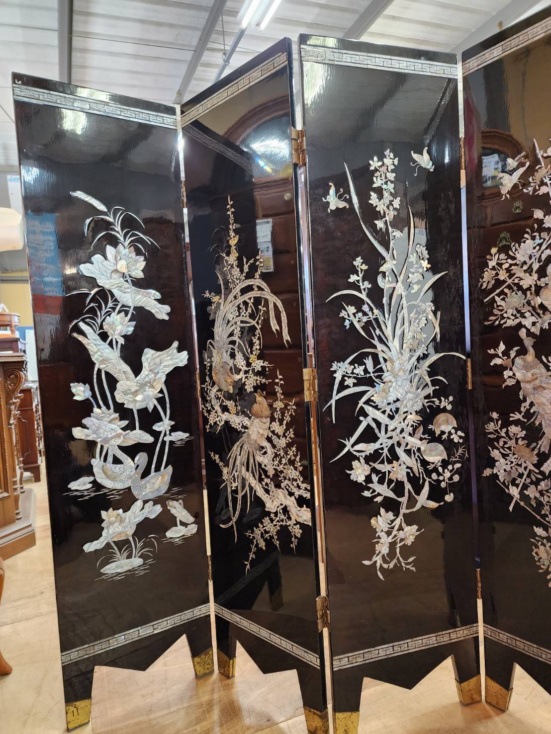 6連 螺鈿細工衝立 販売中！愛品倶楽部柏店 | リサイクルショップ 中古 