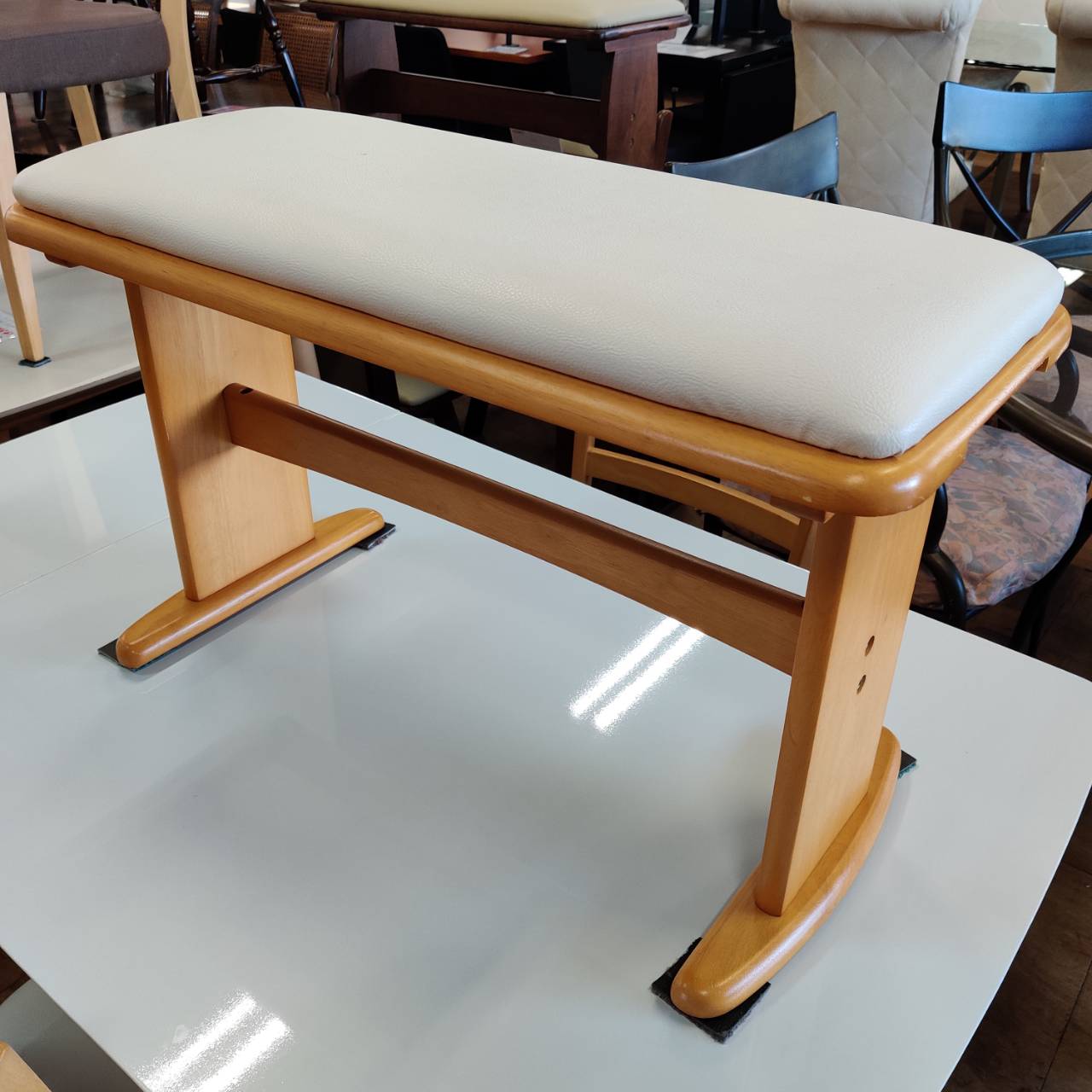 光グローバルトレーディング 片バタ式ベンチダイニング4点セット 販売 