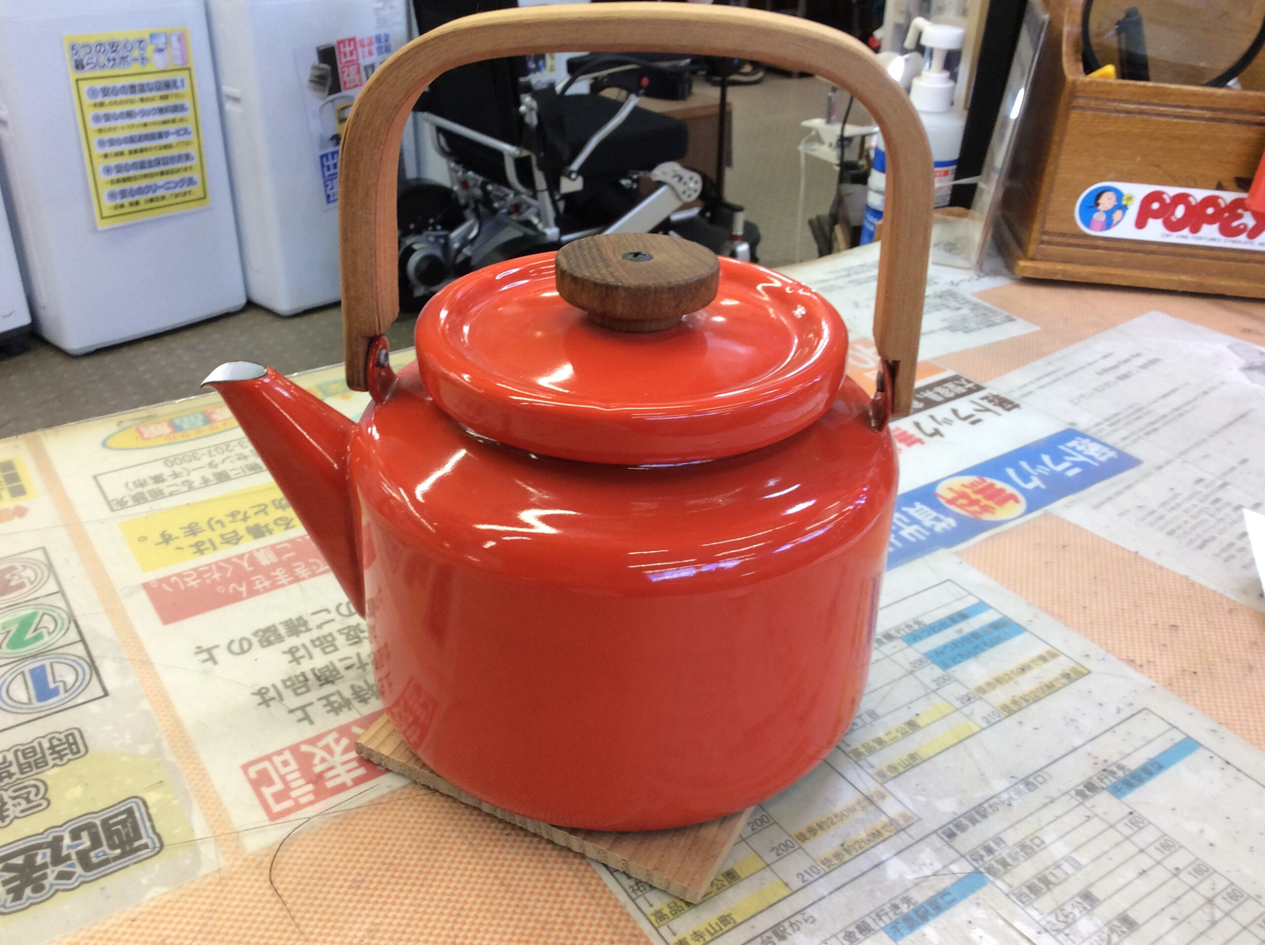 FINEL　ウッドハンドルケトル