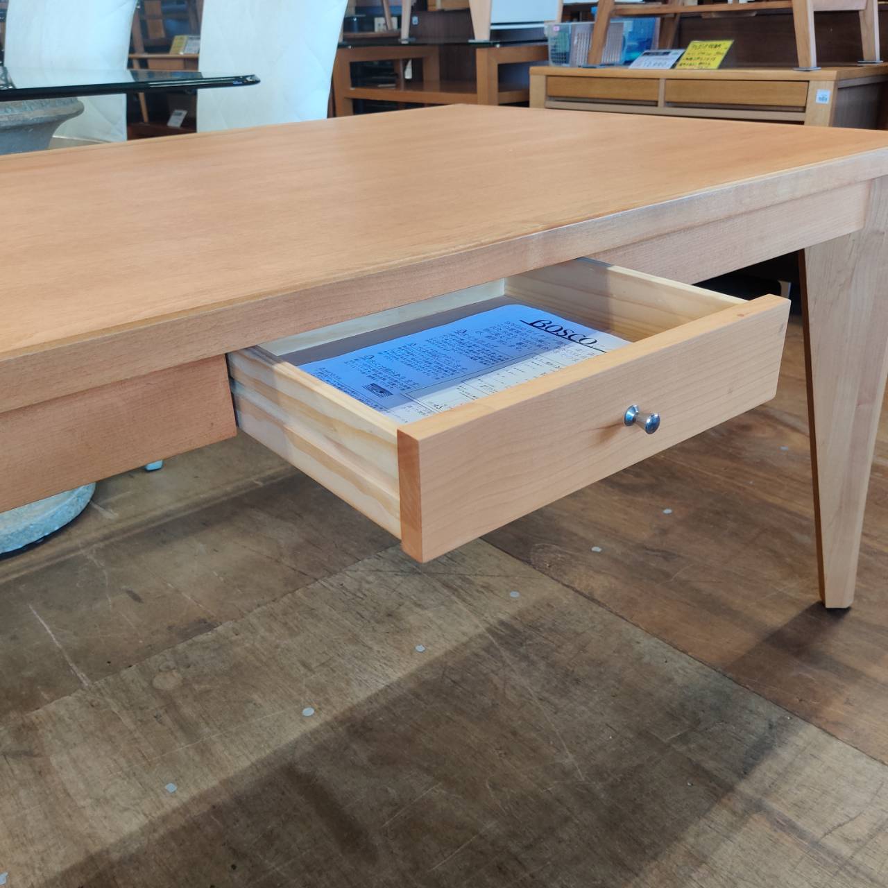 朝日木材加工 引出付ダイニングテーブル BOSCO 販売中！ 愛品倶楽部柏  