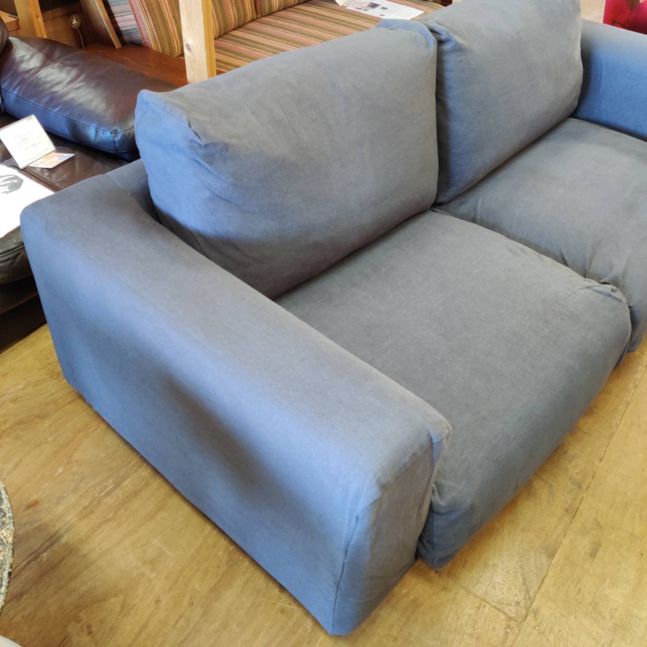 愛品倶楽部柏店】無印良品 2.5シーター ソファ フェザー・ポケット 