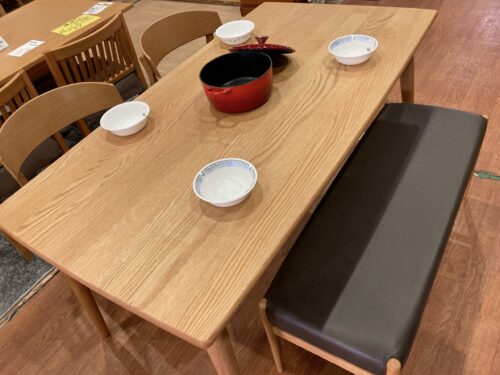 HIDAKAGU｜ベンチダイニング4点セット買取入荷致しました 