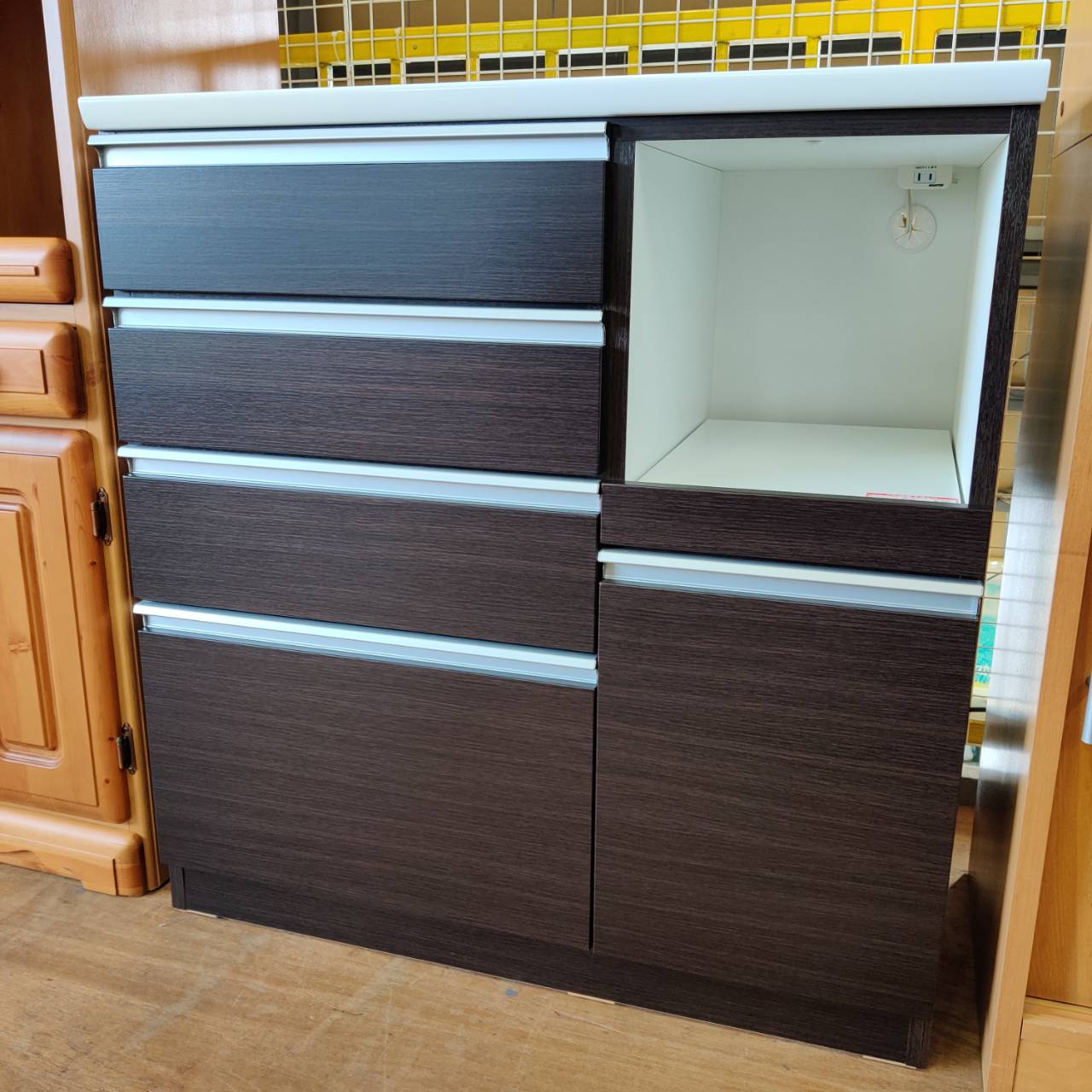 愛品倶楽部柏店】 NITORI ニトリ ミドルレンジボード コゲ茶 